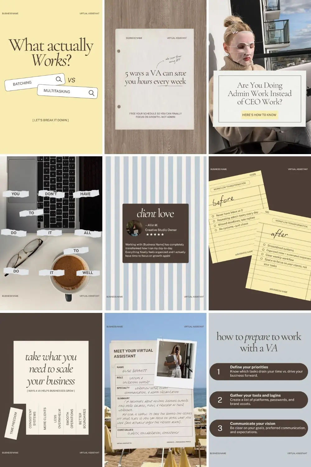 Personal brand and wellness content 1