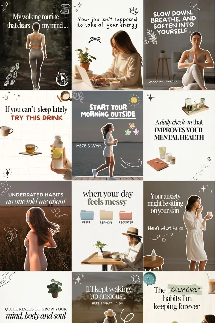 Personal brand and wellness content 4