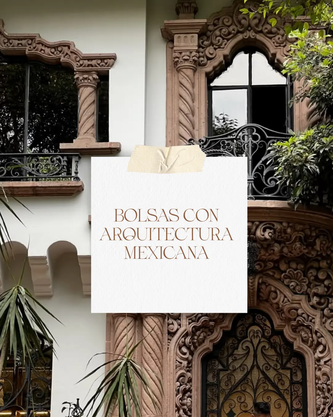 Bolsas con arquitectura mexicana de Río de Hilares