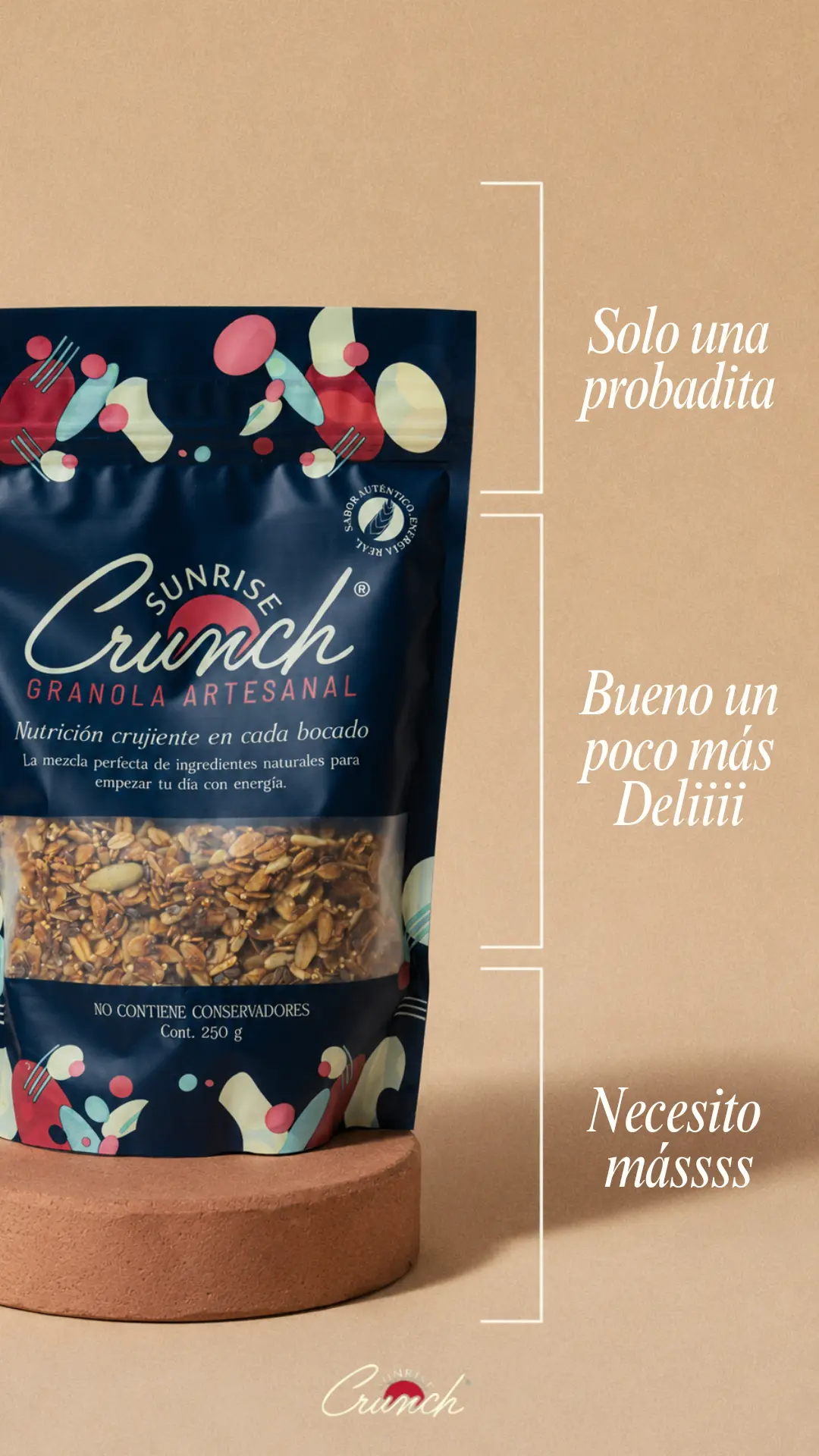 Story de producto Sunrise Crunch